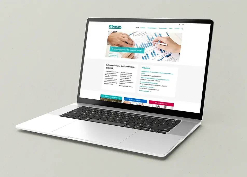 becos Contao-Onlineauftritt: Webdesign, Programmierung und Relaunch