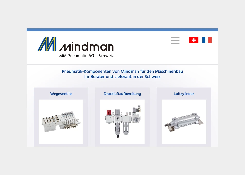 MM Pneumatik AG: Konzeption und Programmierung im Contao CMS